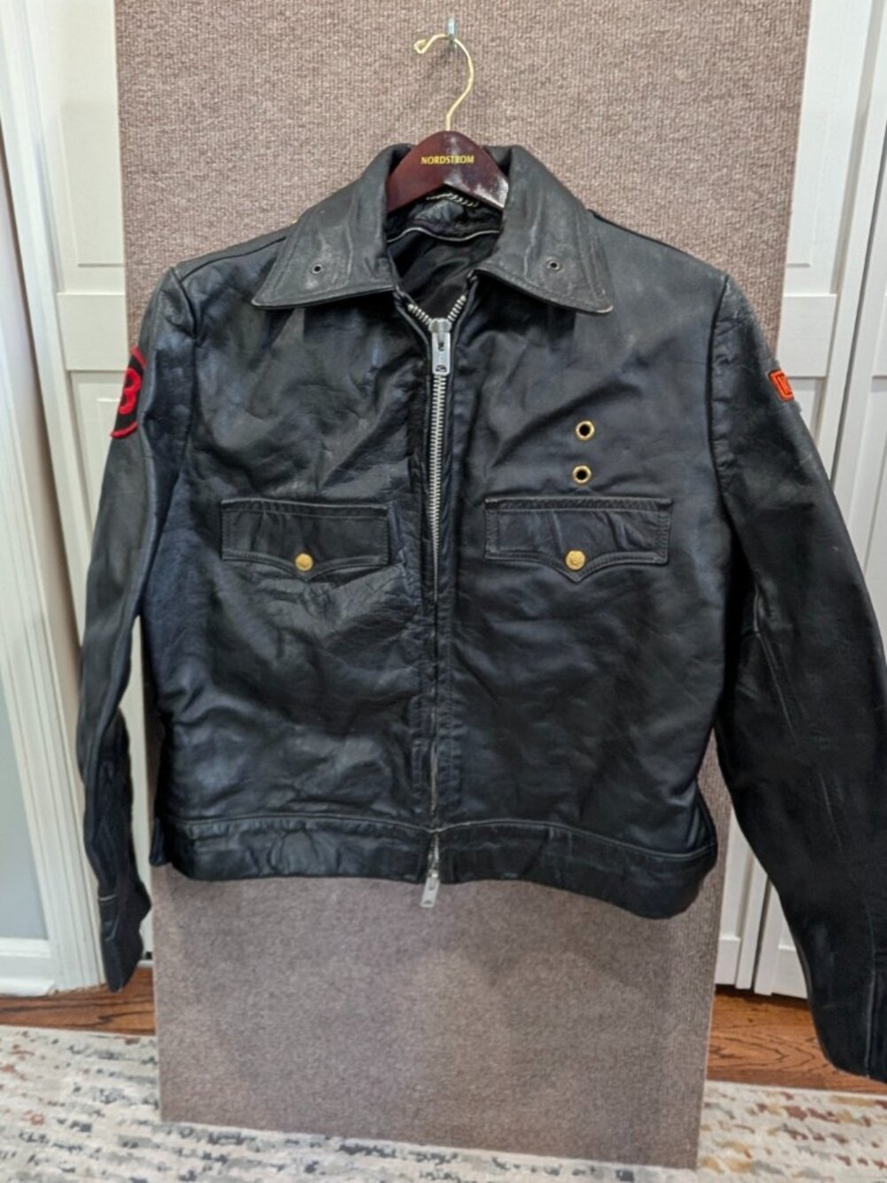 Vintage 70s Schott Perfecto 125 Steerhide Jacket - Rare Bull Label - Talon Dual